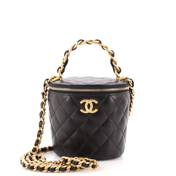Chanel Afternoon Tea Bucket Bag Quilted Lambskin