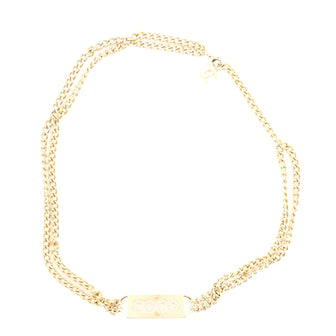 Chanel Coco Double Chain Belt Metal with Crystals