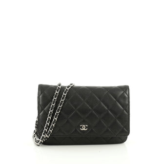 Chanel Wallet on Chain Quilted Lambskin Black 1871601
