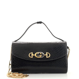 Gucci Zumi Shoulder Bag Python Mini