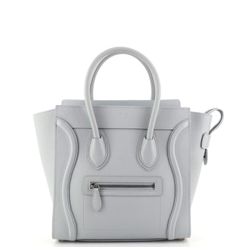 Celine Luggage Bag Grainy Leather Micro
