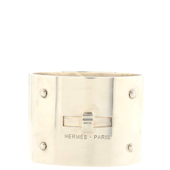 Hermes Kelly Bracelet Sterling Silver Large
