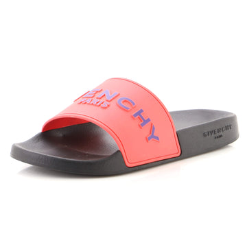 Givenchy Logo Slide Sandals Rubber