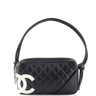 Chanel Cambon Pochette Quilted Leather