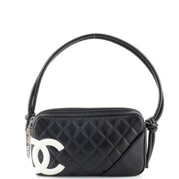 Chanel Cambon Pochette Quilted Leather