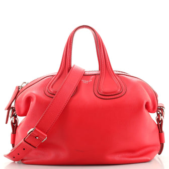 Givenchy Nightingale Satchel Waxed Leather Small