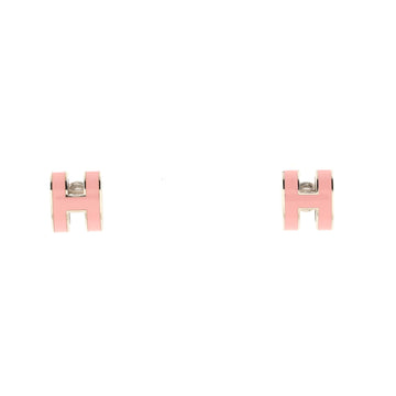 Hermes Pop H Stud Earrings Metal and Enamel