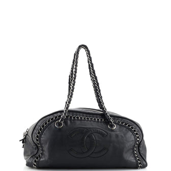 Chanel Luxe Ligne Bowler Bag Leather Medium