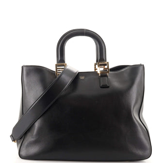 Fendi FF Handle Tote Leather Medium