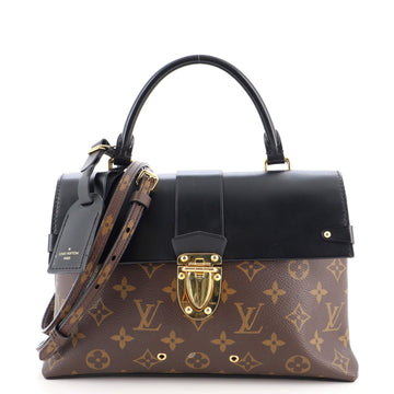 Louis Vuitton One Handle Flap Bag Monogram Canvas and Leather MM