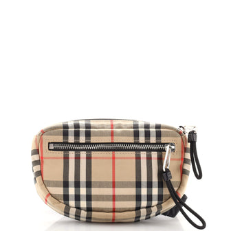 Burberry Cannon Bum Bag Vintage Check Canvas Small