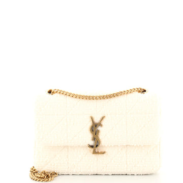 Saint Laurent Jamie Flap Bag Quilted Boucle Tweed Medium