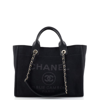 Chanel Deauville NM Tote Mixed Fibers Small