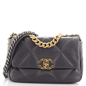 Chanel 19 Flap Bag Quilted Lambskin Medium