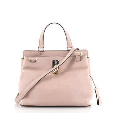 Valentino Garavani Joy Lock Top Handle Bag Leather Medium