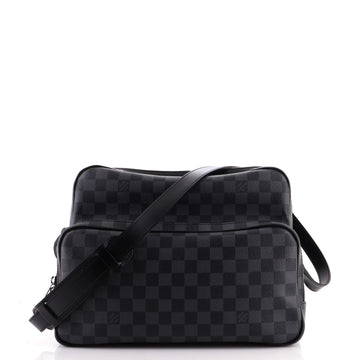 Louis Vuitton Leoh Messenger Bag Damier Graphite