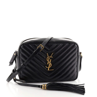 Saint Laurent Lou Camera Bag Matelasse Chevron Leather Small