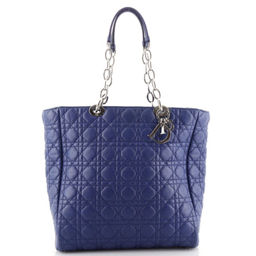Christian Dior Soft Chain Tote Cannage Quilt Leather Medium