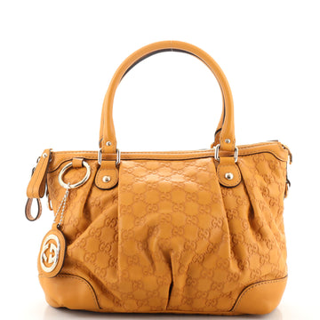 Gucci Sukey Top Handle Satchel Guccissima Leather Medium