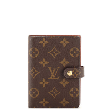Louis Vuitton Ring Agenda Cover Monogram Canvas PM