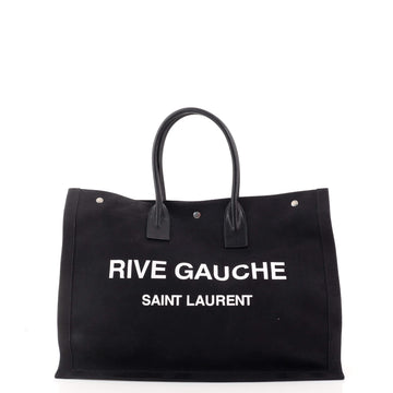 Saint Laurent Rive Gauche Shopper Tote Canvas Large