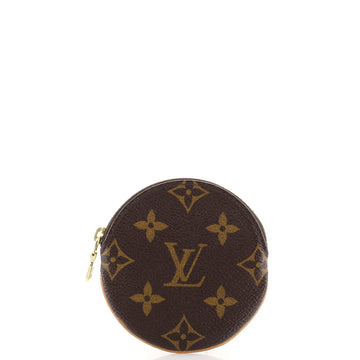 Louis Vuitton Round Coin Purse Monogram Canvas