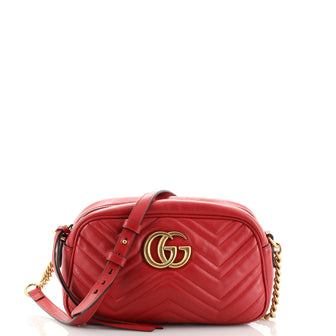 Gucci GG Marmont Shoulder Bag Matelasse Leather Small