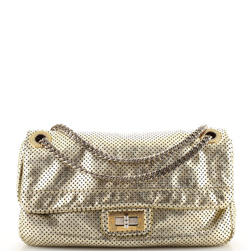 Chanel Drill Flap Bag Perforated Leather Medium