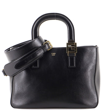 Fendi FF Handle Tote Leather Small