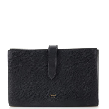 Celine Multifunction Strap Wallet Leather Large