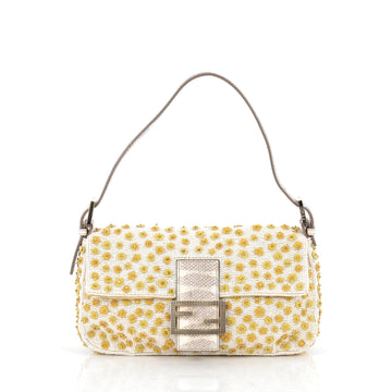 Fendi Baguette Beaded Yellow 1876101