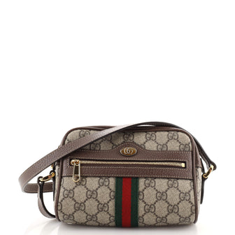 Gucci Ophidia Shoulder Bag GG Coated Canvas Mini