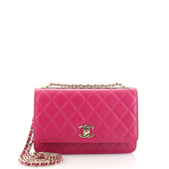 Chanel Trendy CC Wallet on Chain Quilted Lambskin