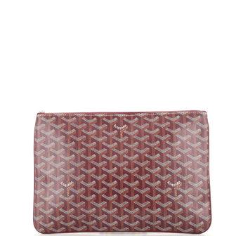 Goyard Senat Zip Pouch Coated Canvas MM