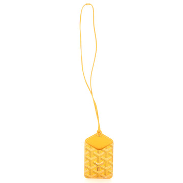 Goyard Goyardine Luggage Tag Coated Canvas