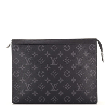 Louis Vuitton Pochette Voyage Monogram Eclipse Canvas MM