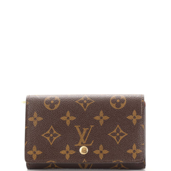 Louis Vuitton Porte Monnaie Tresor Wallet Monogram Canvas