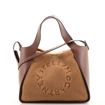 Stella McCartney Alter Tote Faux Shearling and Faux Leather Small