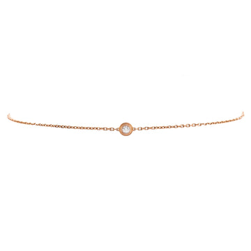 Cartier D'Amour Bracelet 18K Rose Gold and Diamond XS
