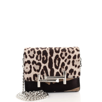 Tod's Double T Crossbody Bag Printed Pony Hair Mini