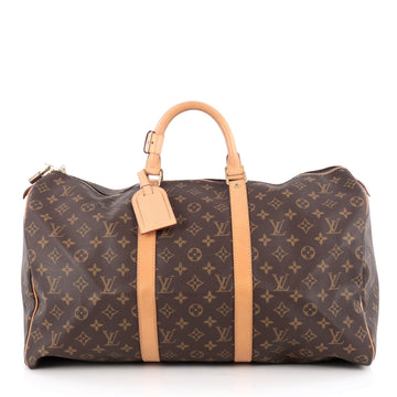 Louis Vuitton Keepall Bag Monogram Canvas 50 Brown 1876906