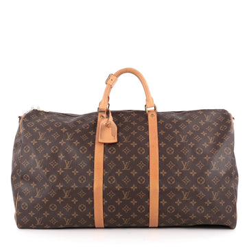 Louis Vuitton Keepall Bandouliere Bag Monogram Canvas 60 Brown 1876908
