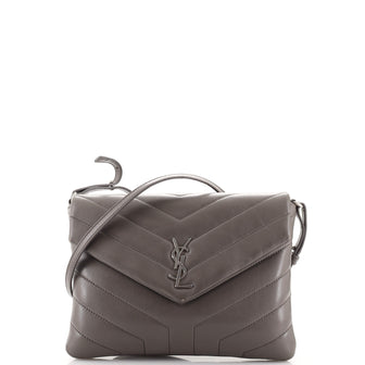 Saint Laurent LouLou Shoulder Bag Matelasse Chevron Leather Small