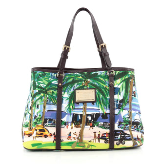 Louis Vuitton Ailleurs Cabas Limited Edition Printed Canvas PM Blue 1878412