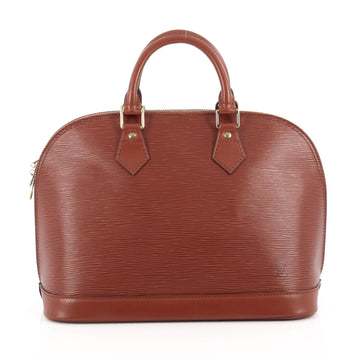 Louis Vuitton Vintage Alma Handbag Epi Leather PM Orange 1878601