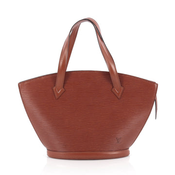 Louis Vuitton Saint Jacques Handbag Epi Leather PM Orange