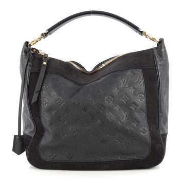 Louis Vuitton Audacieuse Handbag Monogram Empreinte Navy Blue