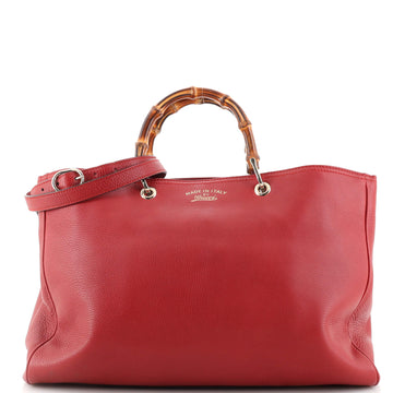 Gucci Bamboo Shopper Tote Leather Large