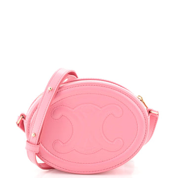 Celine Triomphe Oval Crossbody Bag Leather