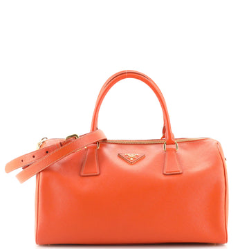 Prada Lux Convertible Boston Bag Saffiano Leather Medium